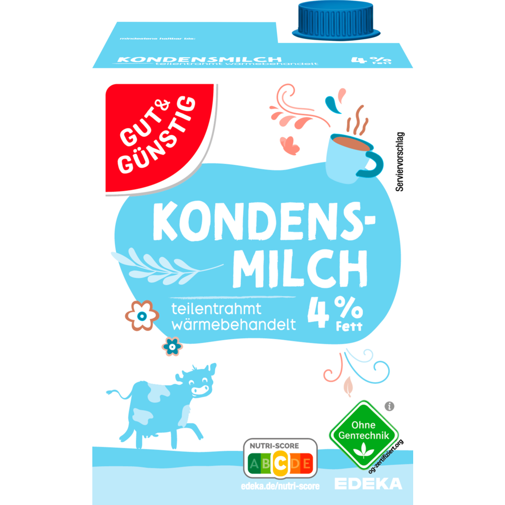 GUT&GÜNSTIG Kondensmilch 4% 340g VLOG