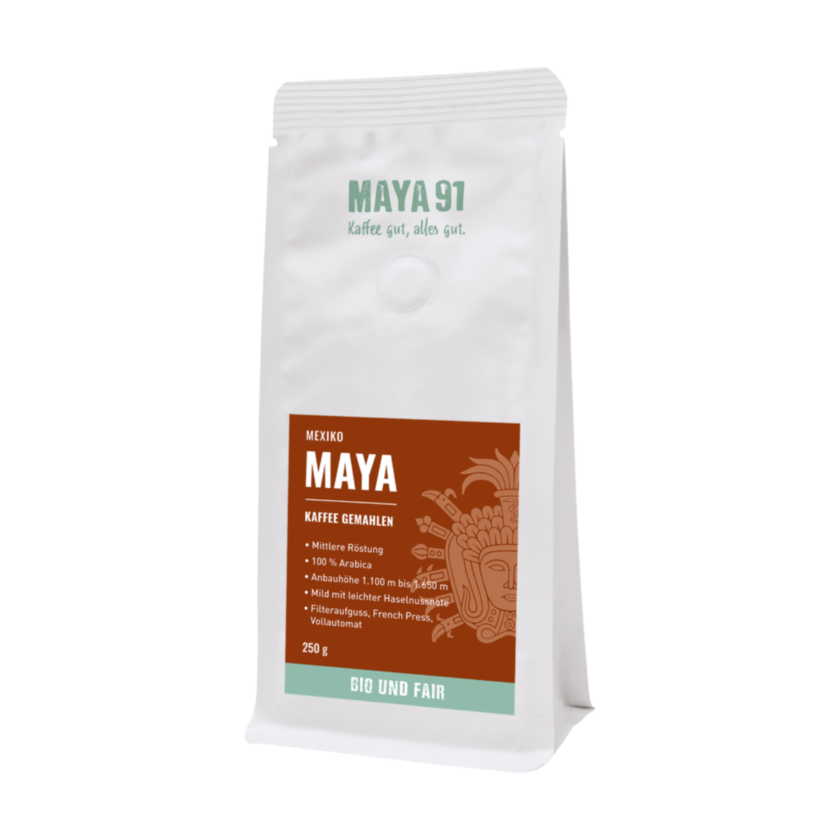 Bio Maya Kaffee gemahlen Mexiko 250g