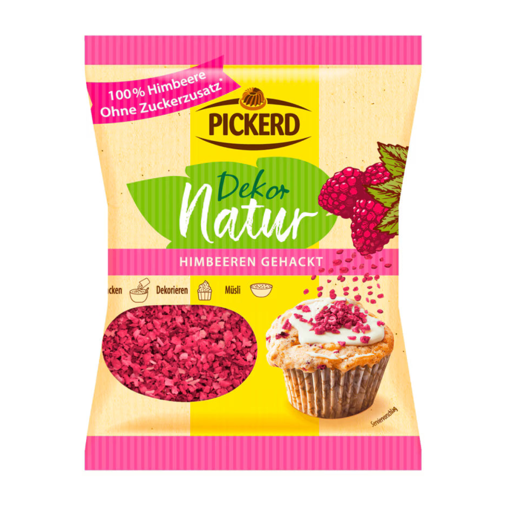 Pickerd Dekor Himbeeren gehackt 20g