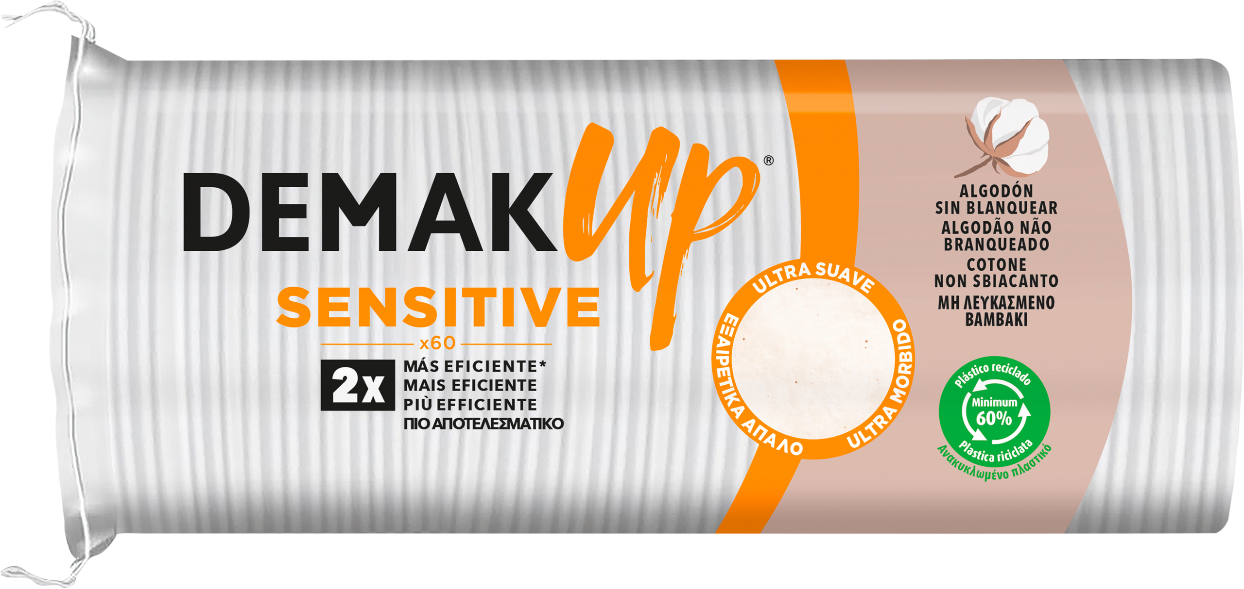 Demak'Up Wattepads Sensitive rund 60ST