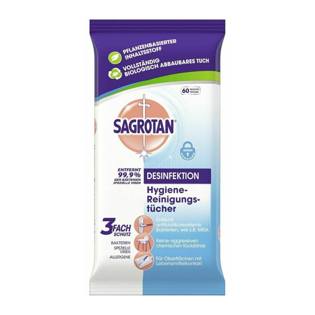 Sagrotan Hygiene-Reinigungstücher 60ST