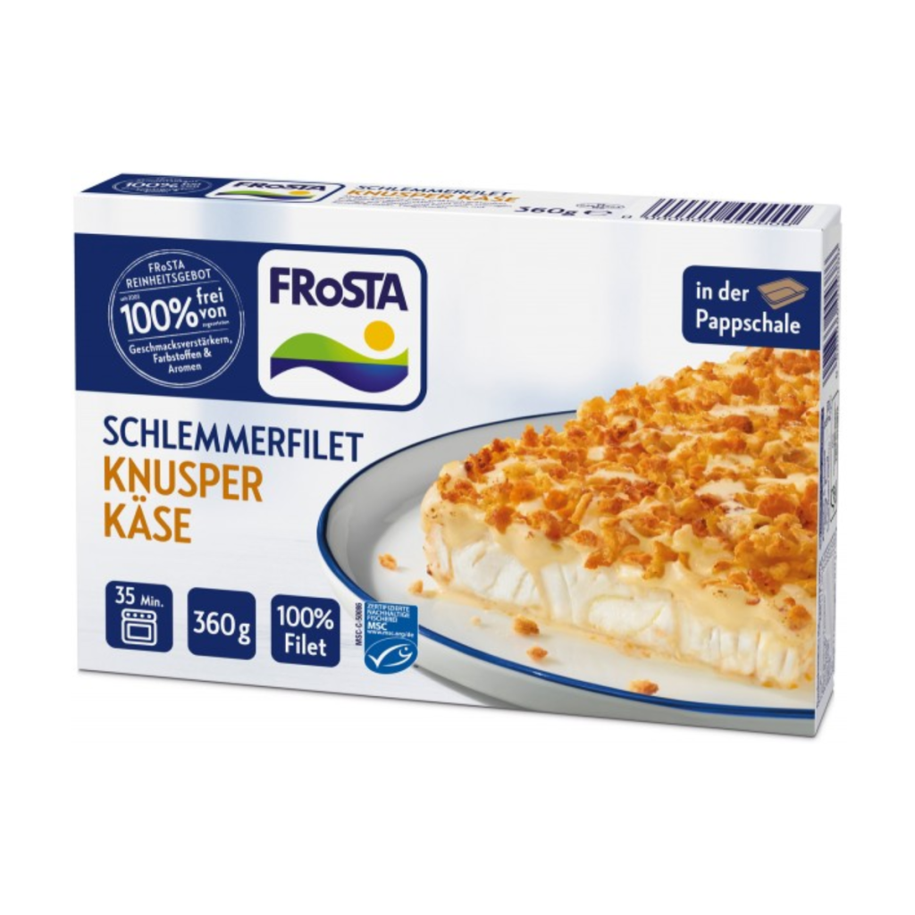MSC Frosta Schlemmerfilet Knusper Käse 360g