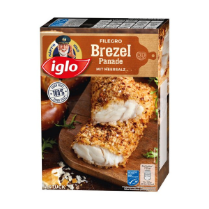 MSC Iglo Filegro Brezel Panade mit Meersalz 250g