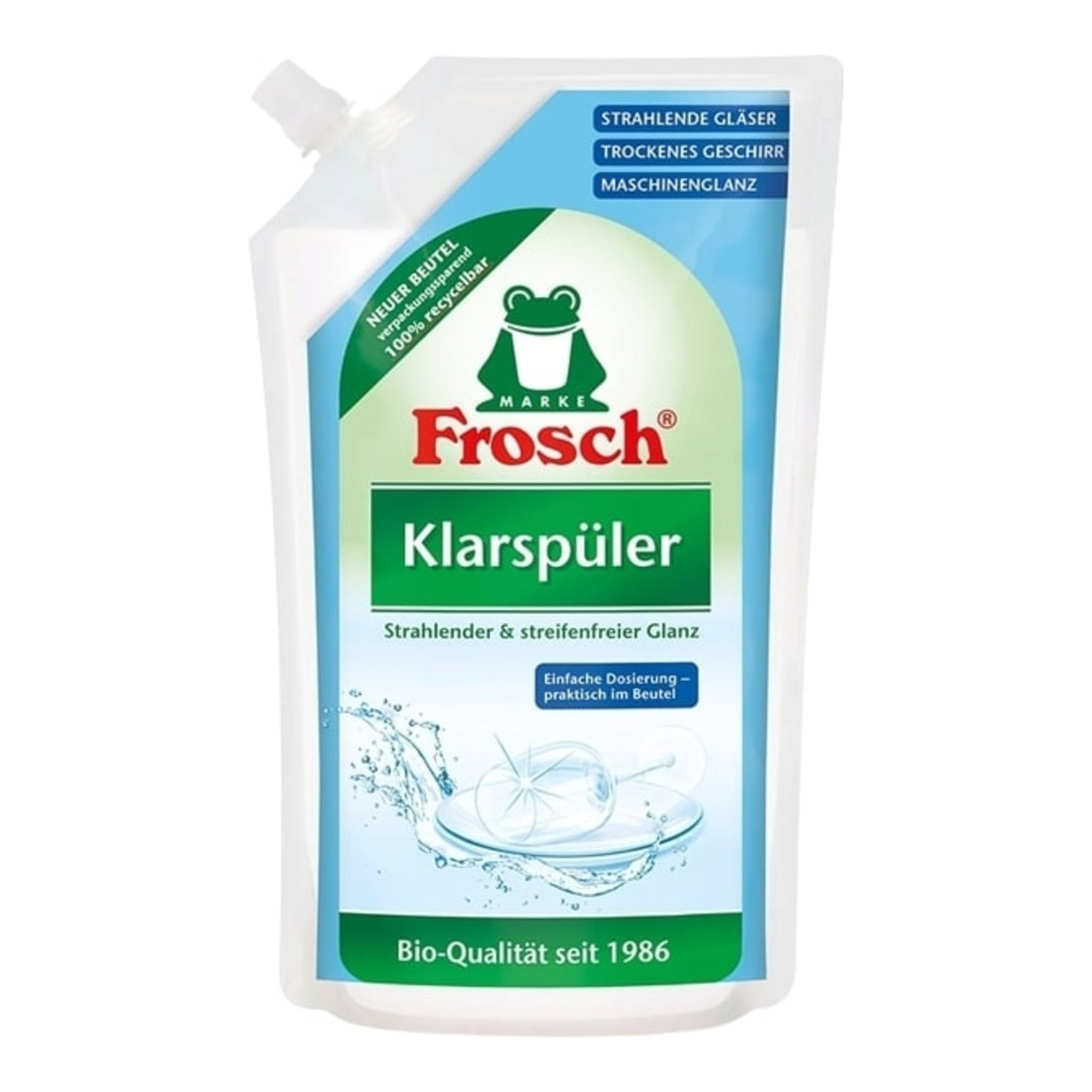 Frosch Strahlender&streifenfreier Glanz Klarspüler 750ml