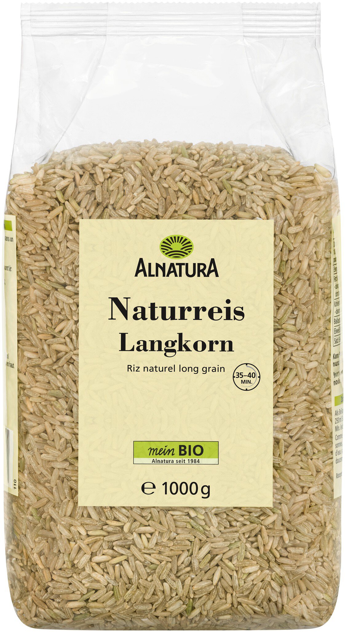 Bio Alnatura Naturreis Langkorn 1kg