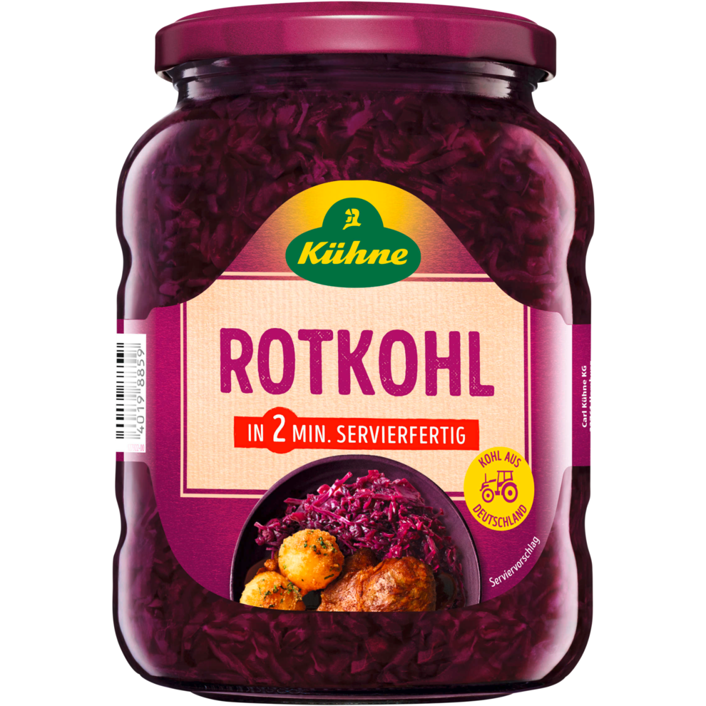 Kühne 2 Minuten Rotkohl 700g