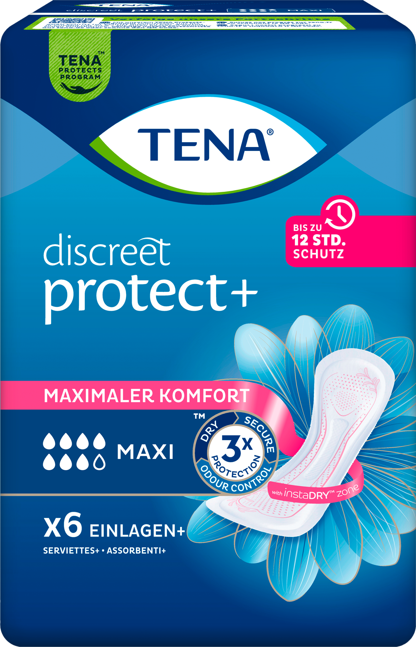 Tena Discreet Maxi Einlagen 6ST