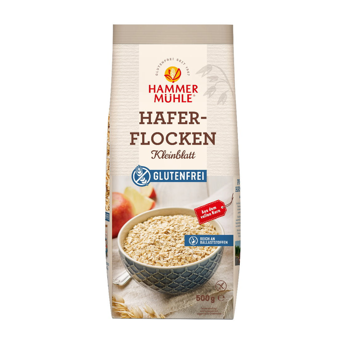 Hammermühle Haferflocken Kleinblatt 500g