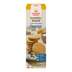 Hammermühle Doppelkekse mit Kakaocreme 225g