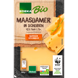 Bio EDEKA Maasdamer Scheiben 45% 200g