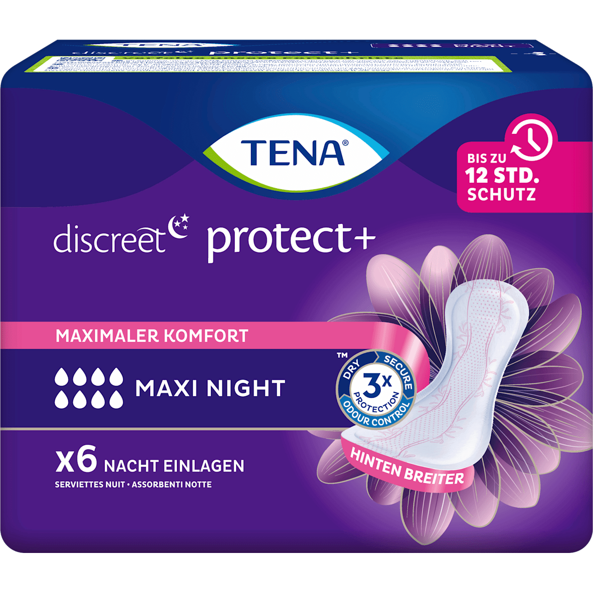 Tena Discreet Maxi Night Einlagen 6ST