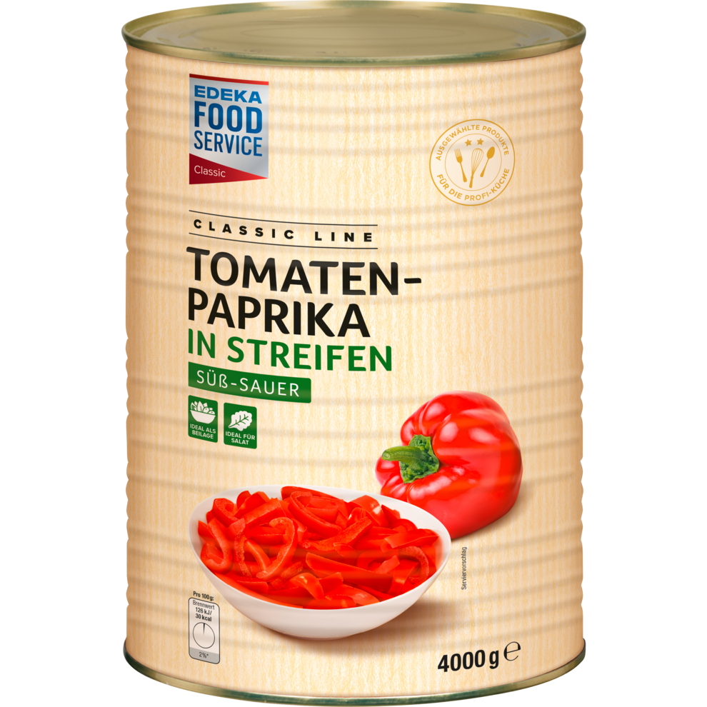 EDEKA Foodservice Classic Tomatenpaprika rot 4000g