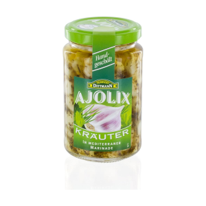 Feinkost Dittmann Ajolix Knoblauch in Kräutermarinade 230g