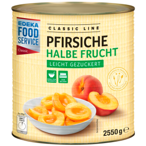 EDEKA Foodservice Classic Pfirsiche halbe Frucht leicht gezuckert 2550g