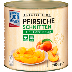 EDEKA Foodservice Classic Pfirsich Schnitten leicht gezuckert 2500g
