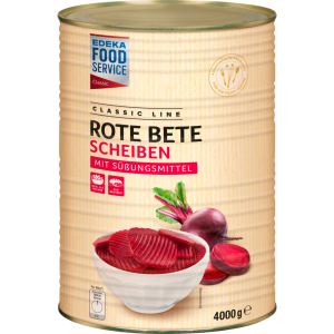 EDEKA Foodservice Classic Rote Bete Scheiben 4000g