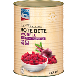 EDEKA Foodservice Classic Rote Bete Würfel 4000g