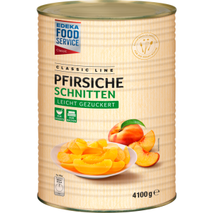 EDEKA Foodservice Classic Pfirsiche Schnitten leicht gezuckert 4100g