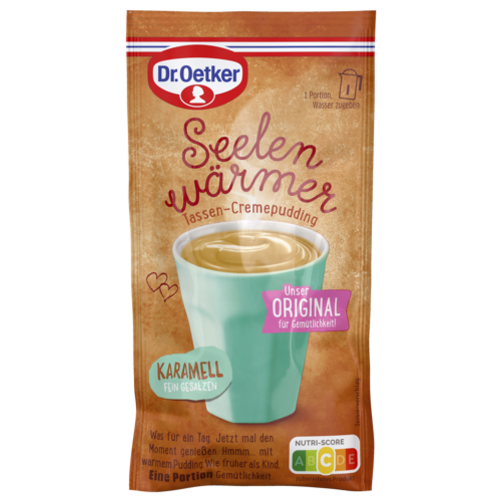 Dr.Oetker Seelenwärmer Tassenpudding Karamell für 150ml 58g