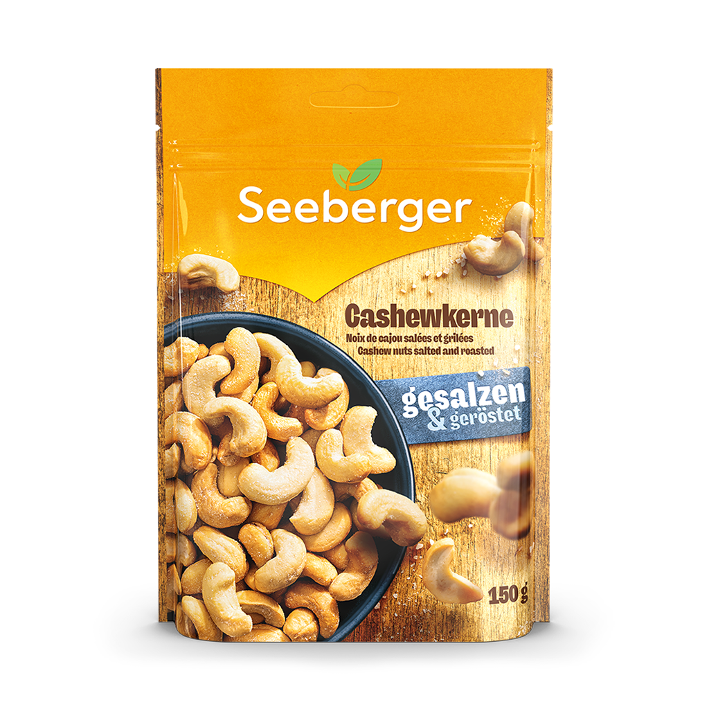 Seeberger Кешью обжаренный, солёный 150g