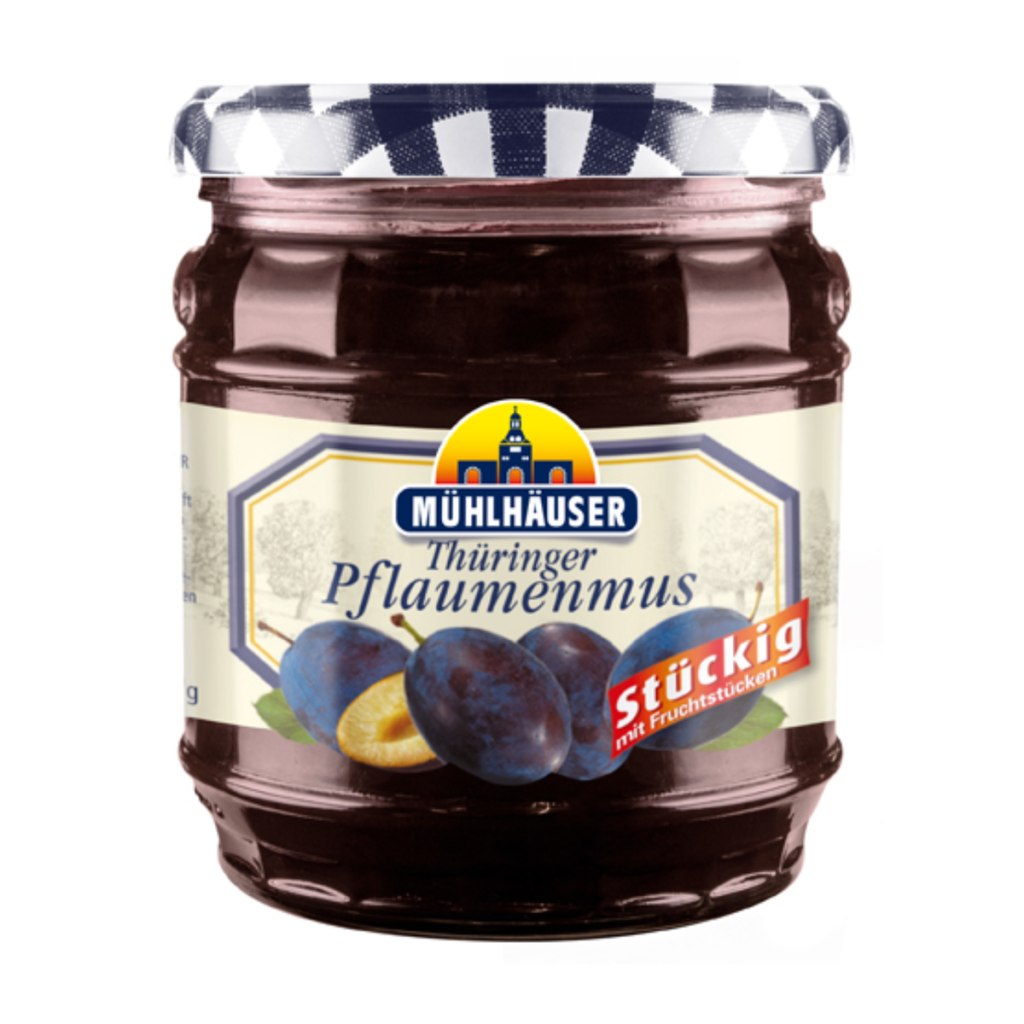 Mühlhäuser Original Thüringer Pflaumenmus stückig 450g