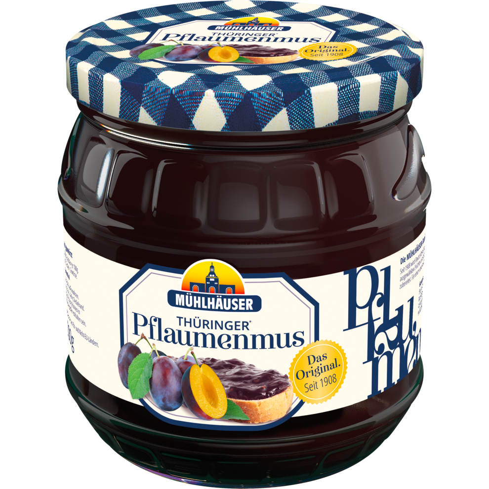 Mühlhäuser Original Thüringer Pflaumenmus pastös 450g