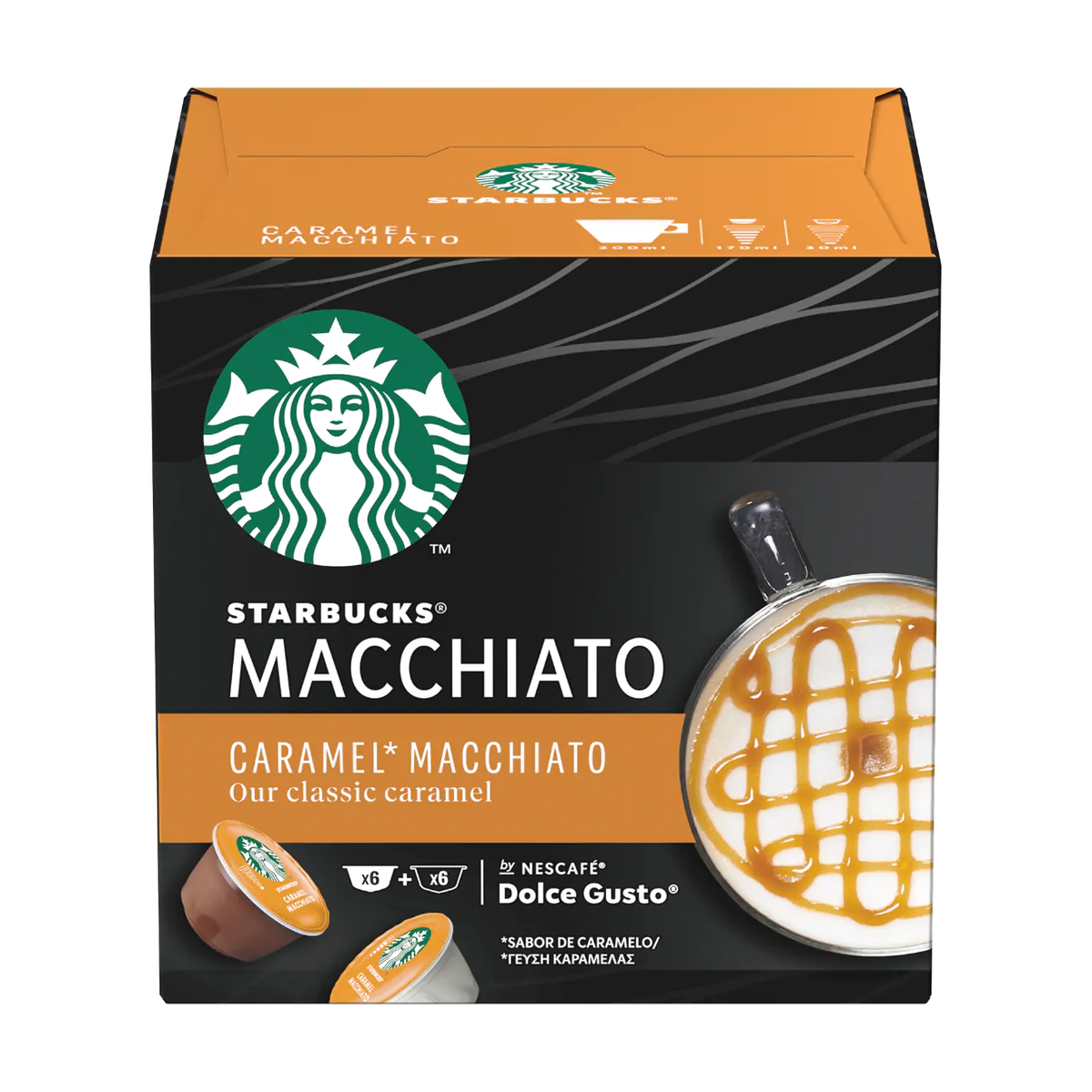 Starbucks Caramel Macchiato by Nescafe Dolce Gusto 6+6ST 127,8g