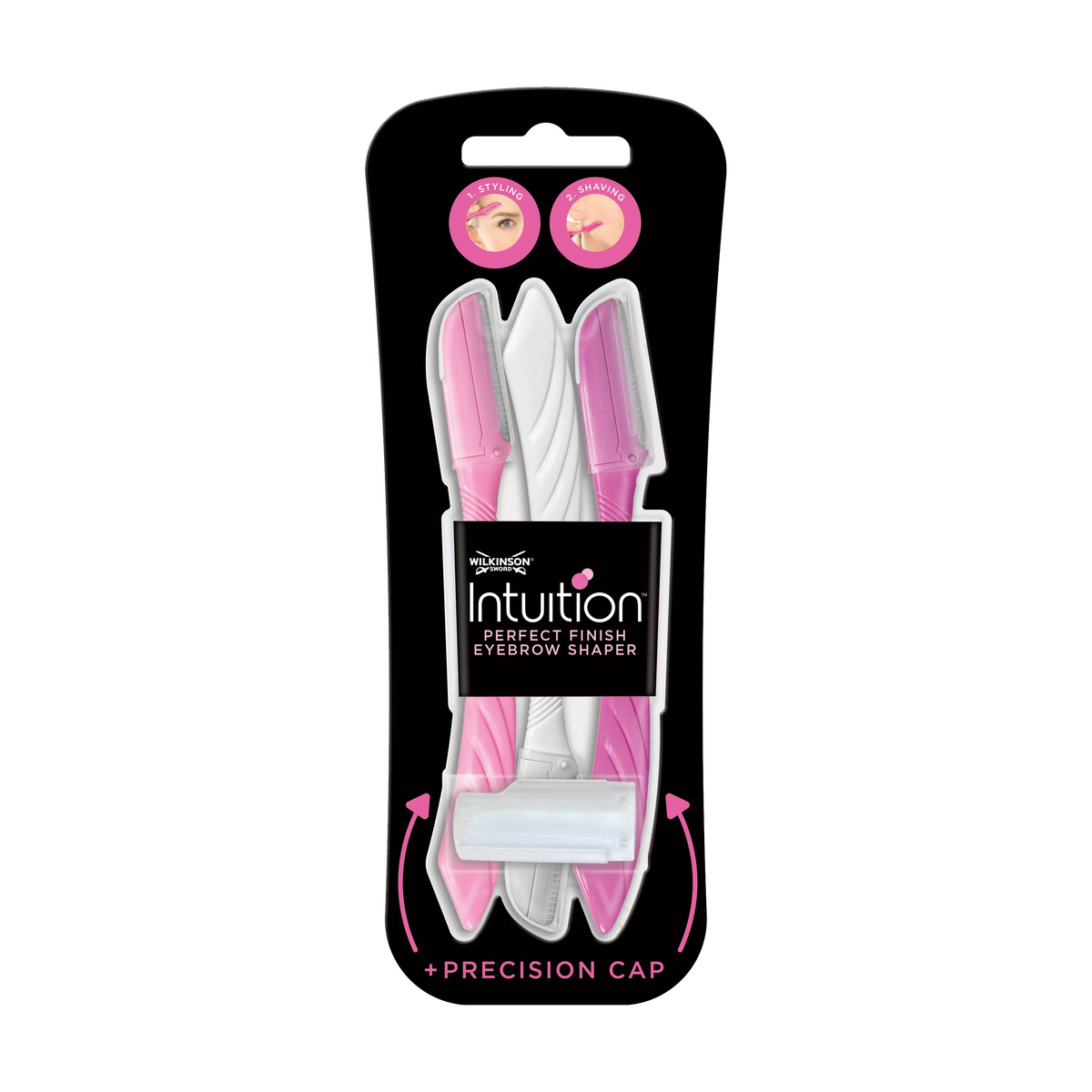 Wilkinson Intuition Perfect Finish Augenbrauen Rasierer 3ST
