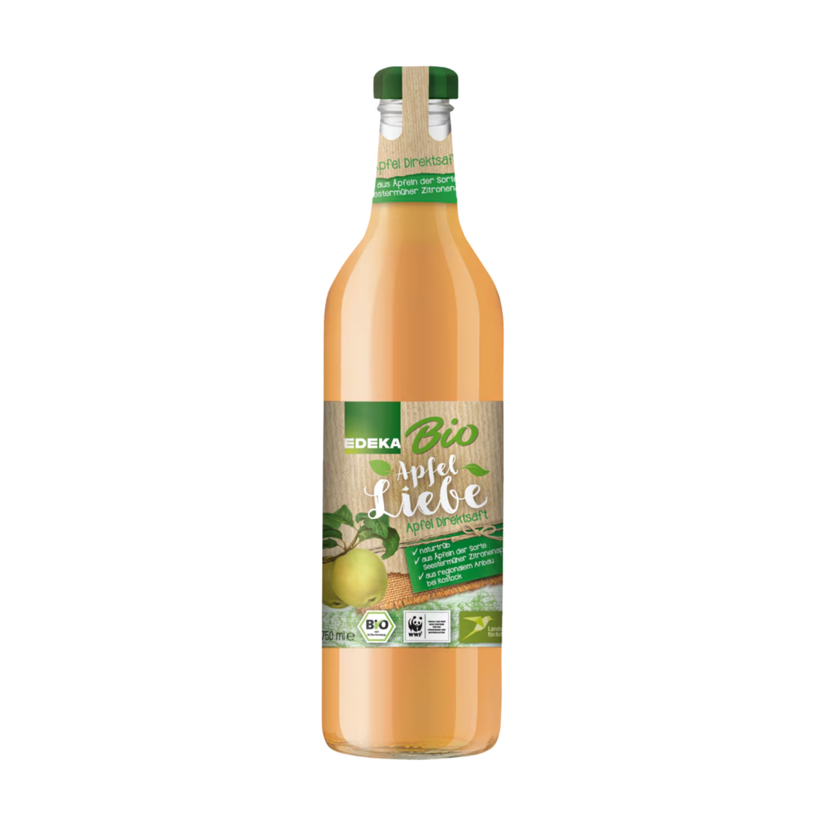 Bio EDEKA Apfel Liebe Apfel Direktsaft 0,75l
