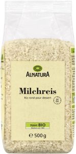 Bio Alnatura молочный рис 500g
