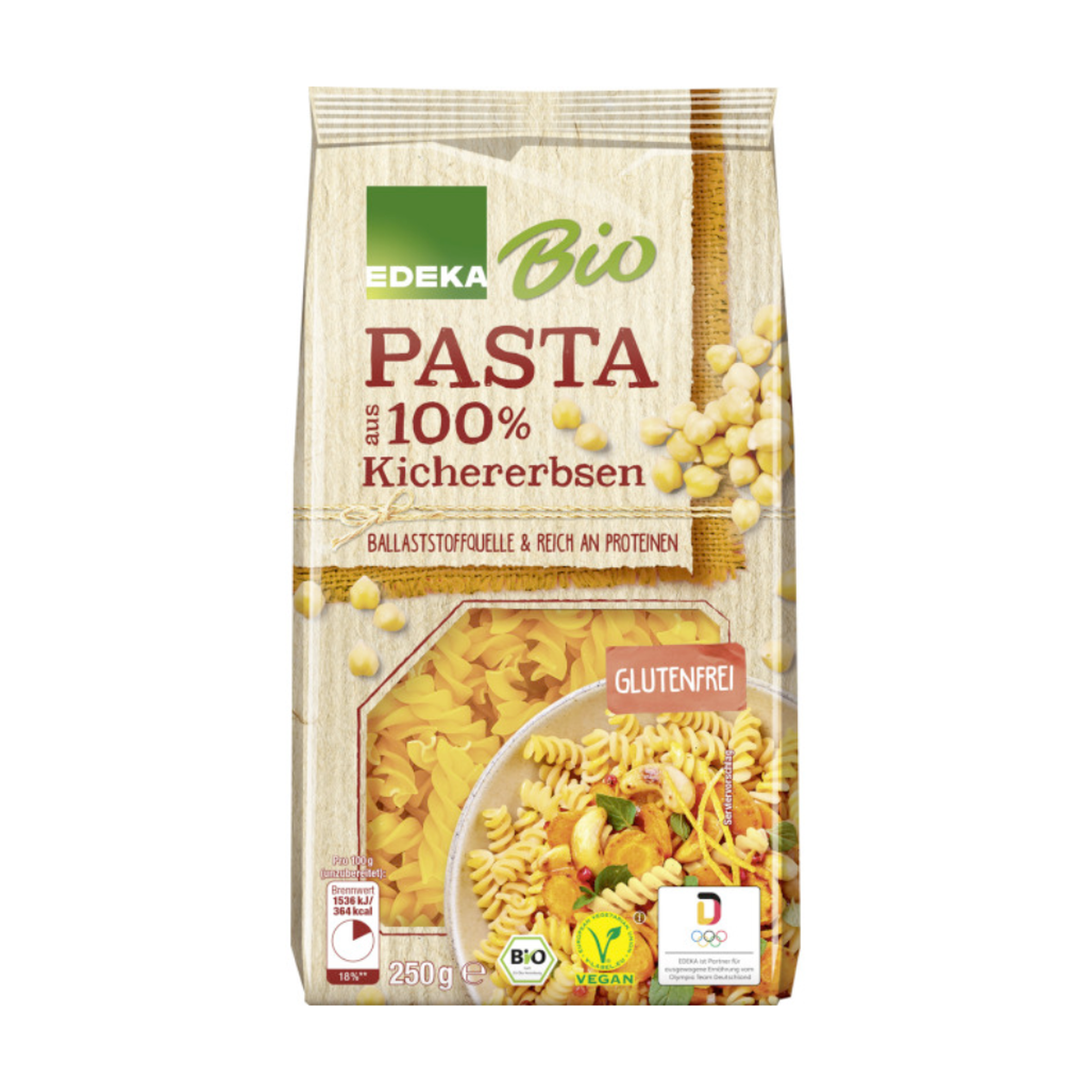 Bio EDEKA фузилли нут 250g