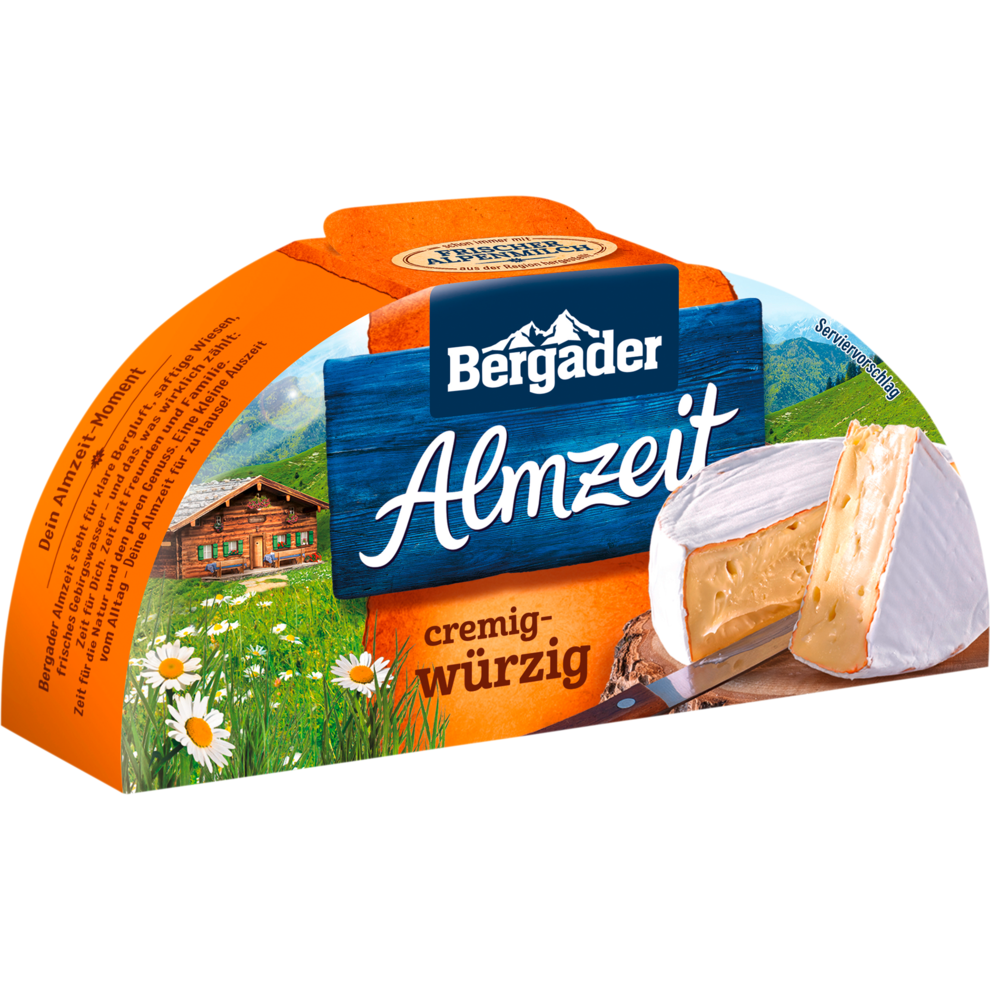 Bergader Almzeit cremig würzig 60% Doppelrahmstufe 175g