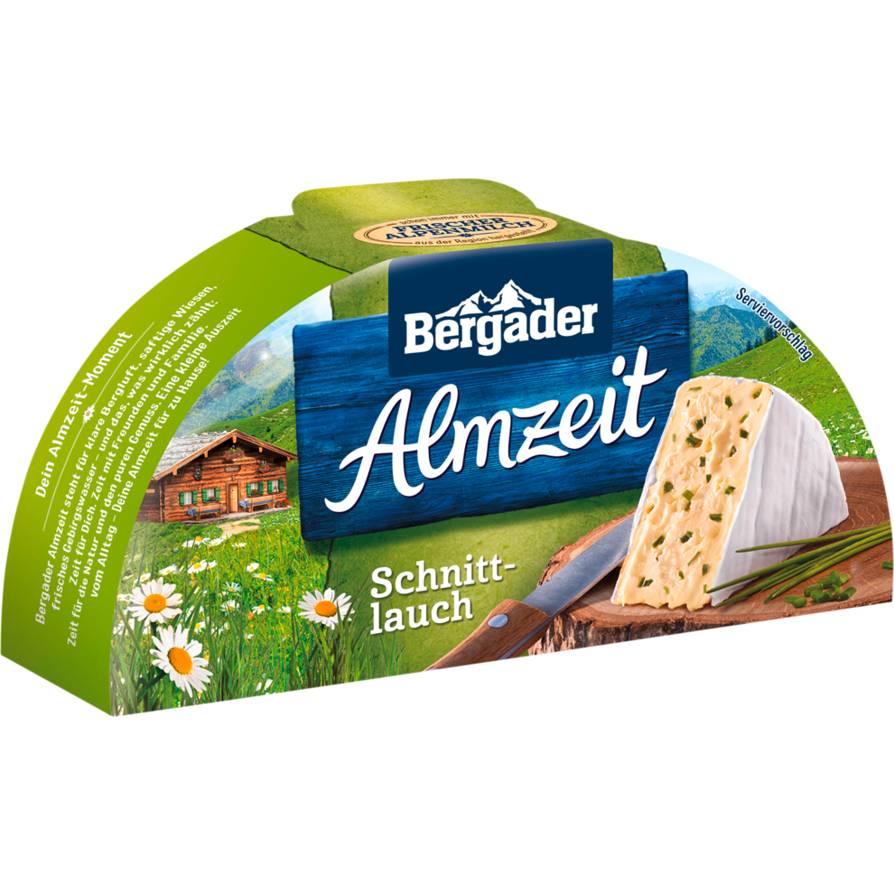 Bergader Almzeit Schnittlauch 60% Doppelrahmstufe 175g