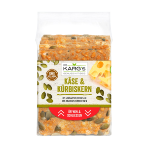 Dr.Karg Käse&Kürbiskern Knäckebrot 200g
