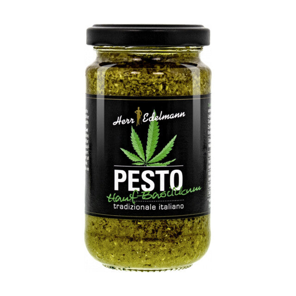Herr Edelmann Basilikumpesto mit Hanfsamen 190g