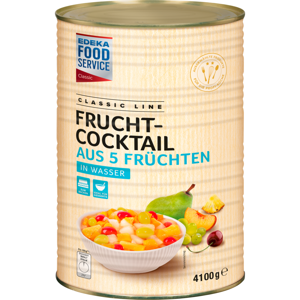 EDEKA Фудсервис классический 5-Fruchtcocktail, вода 4100g