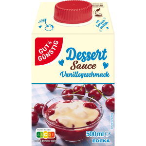 GUT&GÜNSTIG Dessertsoße Vanillegeschmack 500ml