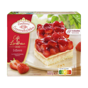 Coppenrath&Wiese Cafeteria fein&sahnig Erdbeer Blechkuchen 600g
