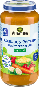 Demeter Alnatura Couscous-Gemüse mediterran ab dem 12.Monat 250g