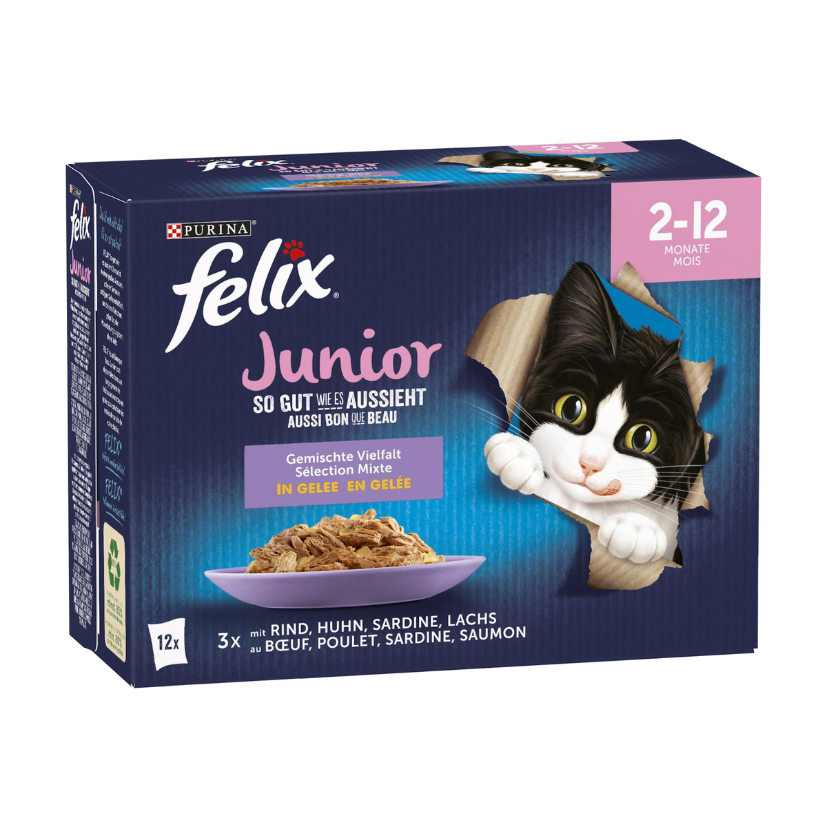 Felix Junior so gut wie es aussieht Gemischte Vielfalt 12x85g