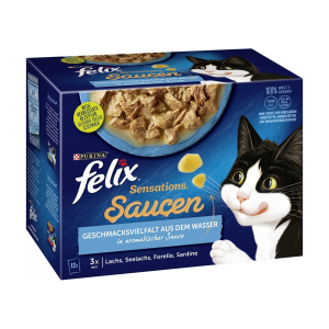 Felix Sensations Soße Geschmacksvielfalt aus dem Wasser 12x85g