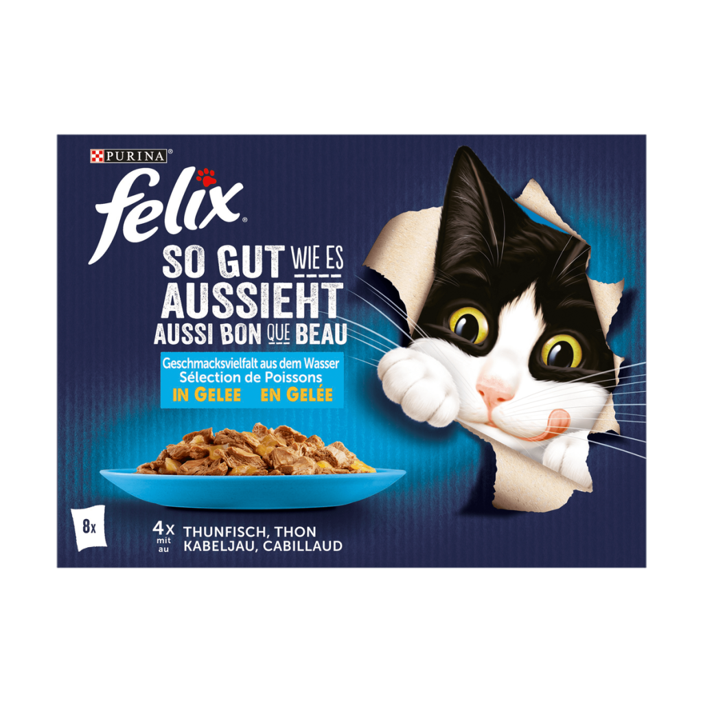 Felix so gut wie es aussieht Geschmacksvielfalt aus dem Wasser 12x85g
