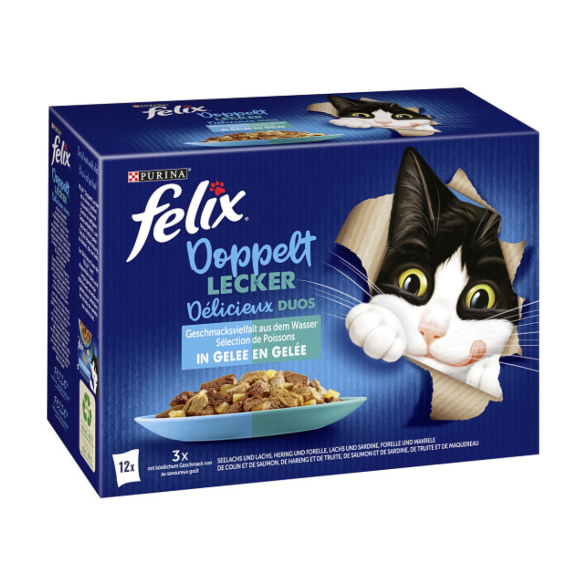 Felix Doppelt Lecker Geschmacksvielfalt aus dem Wasser 12x85g