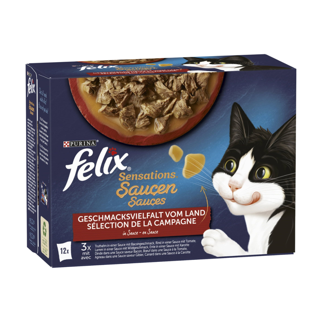 Felix Sensations Soße Geschmacksvielfalt vom Land 12x85g
