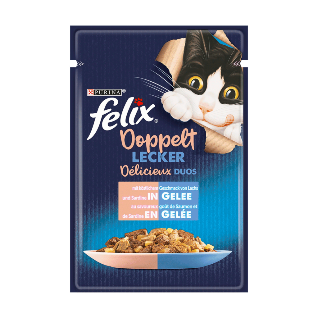 Felix Doppelt Lecker Sardine&Lachs 85g