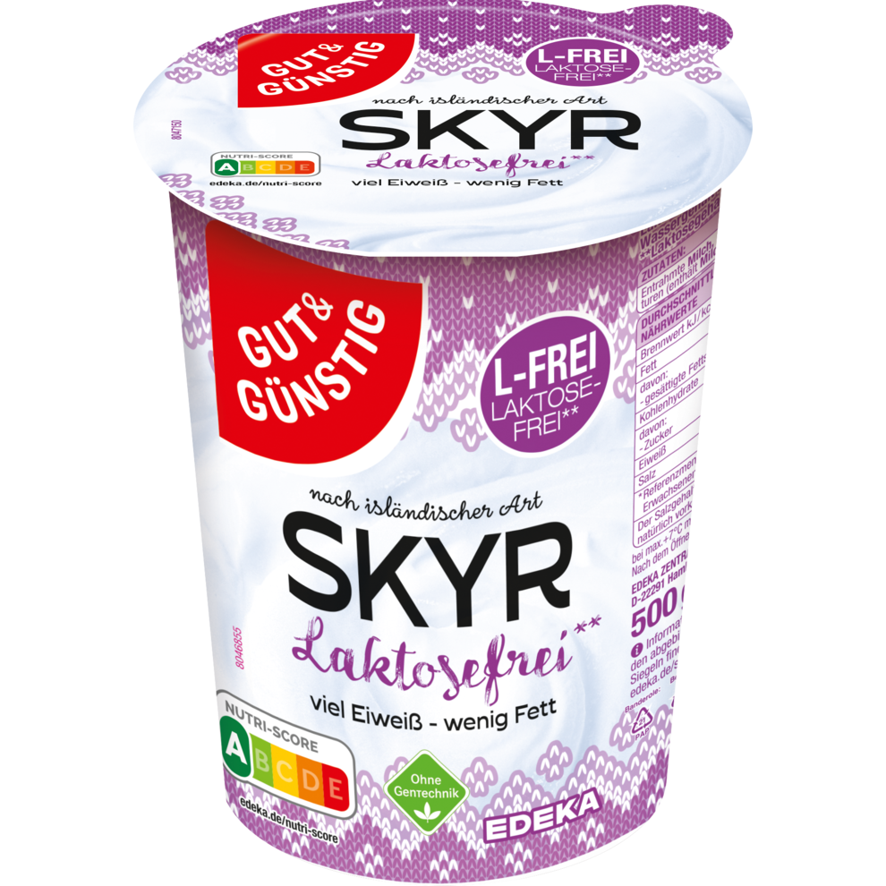 GUT&GÜNSTIG Skyr Natur laktosefrei 500g VLOG