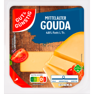 GUT&GÜNSTIG Gouda mittelalt 48% 450g VLOG