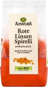 Bio Alnatura Rote Linsen-Spirelli 250g