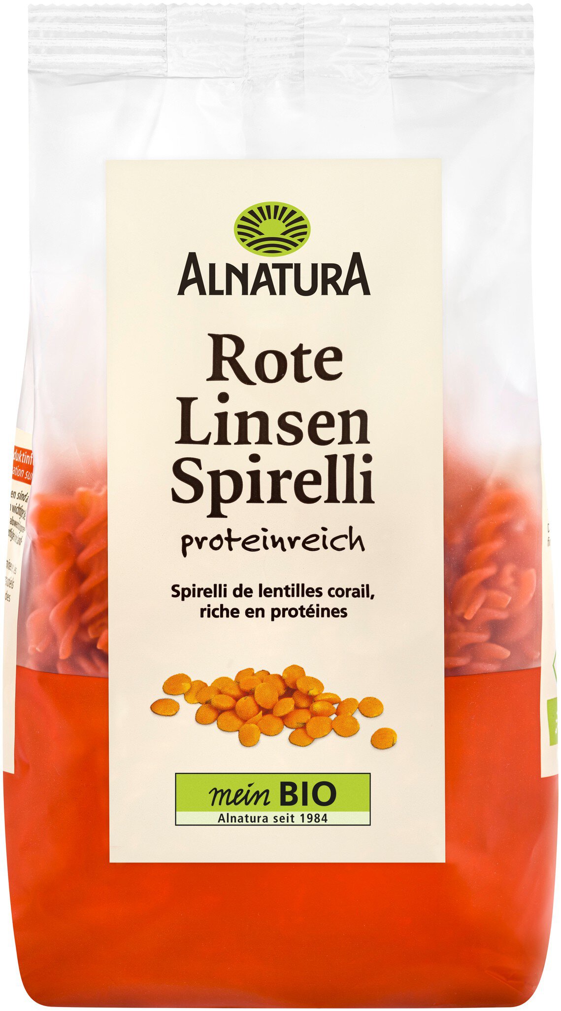Bio Alnatura Rote Linsen-Spirelli 250g