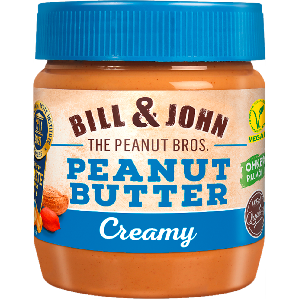 Bill&John Creamy Erdnussbutter 350g